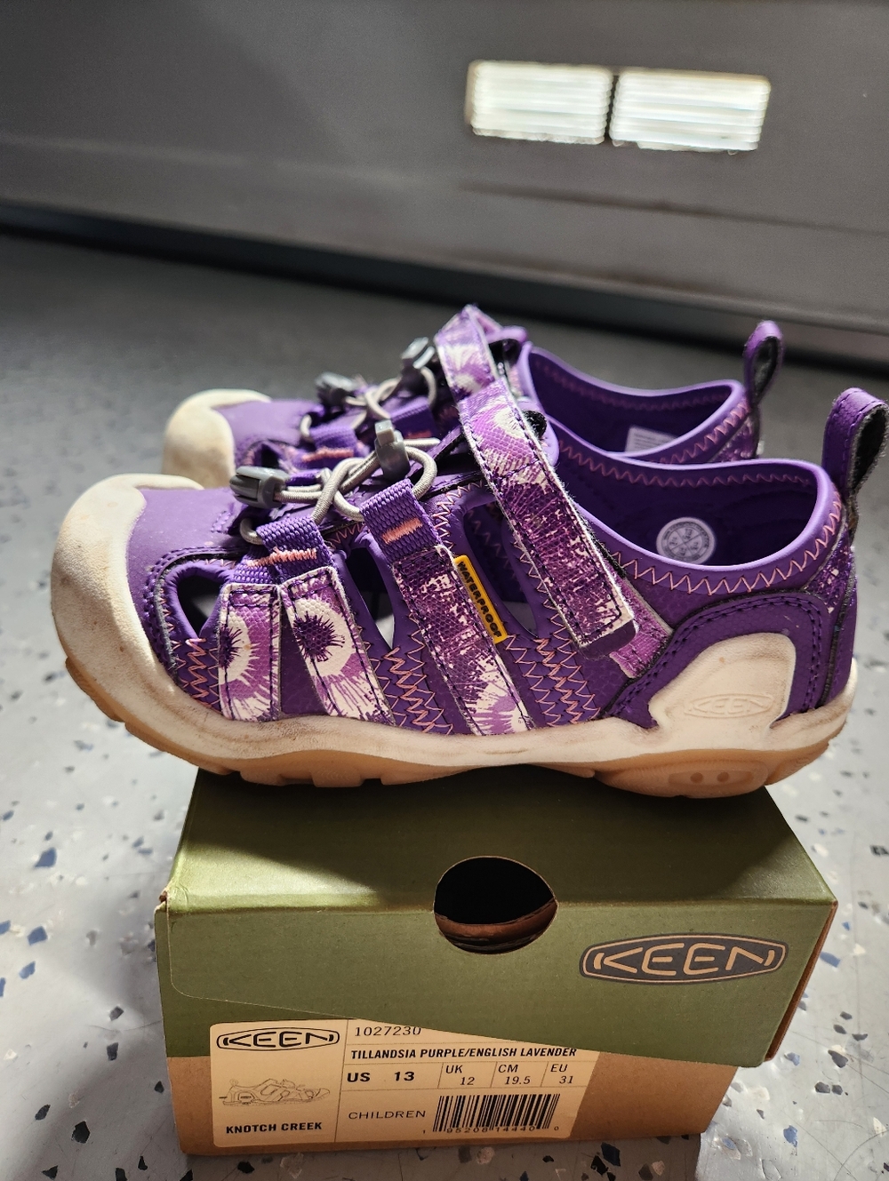 KEEN Kids' Purple Sandal Sneakers - Comfortable Outdoor Play Shoes